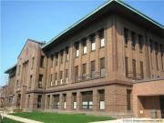 Prairie architecture in Whiting, IN - Whiting High School
