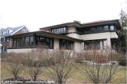 Prairie architecture in Wilmette, Illinois on McNees.org/wrightsite
