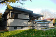 Frank Lloyd Wright architecture in Milwaukee, WI - American System Built Home Model B-1 on Rick's McNees.org/flw WrightSite
