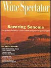 Wine Spectator Cover - June 15, 2001