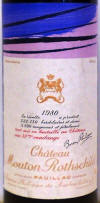 Chateau Mouton Rothschild label 1980 on McNees.org/winesite