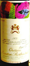 Chateau Mouton Rothschild 1975 on McNees.org/winesite