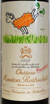 Chateau Mouton Rothschild 1999 on McNees.org/winesite