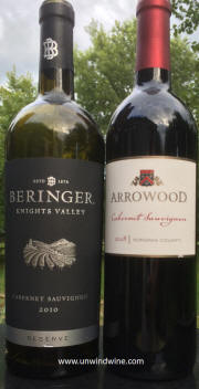 Sonoma Cabernets Flight - Beringer Knights Valley and Arrowood