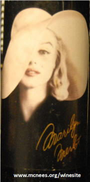 Marilyn Merlot 2002 label