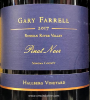 Gary Farrell RRV Hallberg Vineyard Pinot Noir 2017