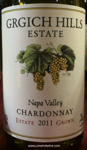 Grgich Hills Estate Napa Valley Chardonnay 2011