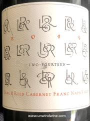 Lang & Reed Two Fourteen Cabernet Franc 2014 