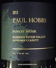 Paul Hobbs Russian River Valley Sonoma County Pinot Noir 2013