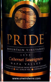 Pride Mountain Vineyards Napa Valley Cabernet Sauvignon 1995