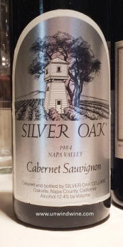 Silver Oak Napa Valley Cabernet Sauvignon 1984