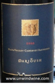 Darioush Vineyards Napa Valley Cabernet Sauvignon 2000