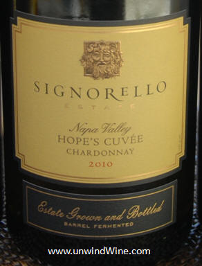 Signorello Hope's Cuvee Napa Valley Chardonnay 2010