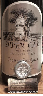 Silver Oak Bonny's Vineyard Napa Valley Cabernet Sauvignon 1982
