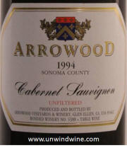 Arrowood Sonoma County Cabernet Sauvignon 1994