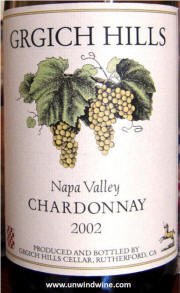 Grgich Napa Valley Chardonnay 2002