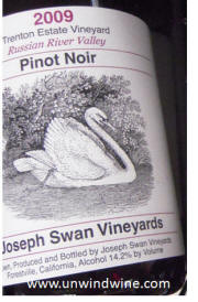 Joseph Swann Russian River Valley Pinot Noir