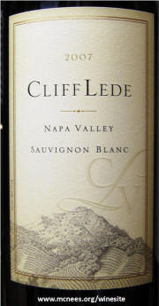 Cliff Lede Sauvignon Blanc 2007