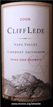 Cliff Lede Stags Leap District Cabernet Sauvignon 2006