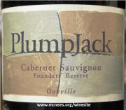Plumpjack Founders Reserve Oakville Cabernet Sauvignon 1996