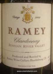 Ramey Russian River Valley Chardonnay 2009