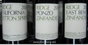 Ridge Vineyards Single Vineyard Select Red Wines
