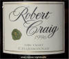 Robert Craig Napa Valley Chardonnay 1996 label