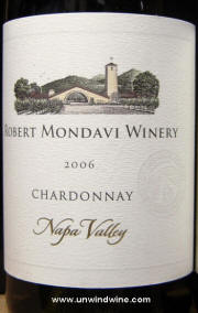 Robert Mondavi Napa Valley Chardonnay 2006