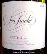 Sea Smoke Santa Rita Hills Southing Pinot Noir 2006