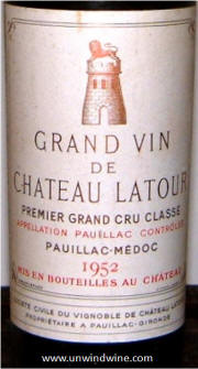 Chateau Latour 1952