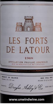 Chateau Les Forts de Latour 1968