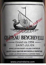 Chateau Beyechevelle St Julien Bordeaux 1994