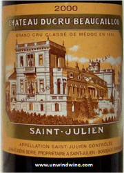 Chateau Ducru Beaucaillou St Julien 2000