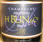 H. Blin Millesime Brut Champagne 2000