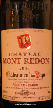 Chateau Mont Redon 2005