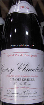 2005 Domaine Tortochot Gevrey-Chambertin Champerrier Vieilles Vignes 
