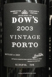 Dow's Vintage Porto 2003