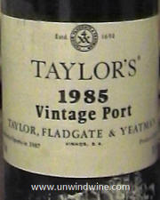 Taylors Vintage Port 1985
