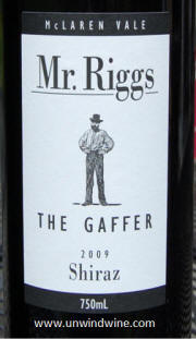 Mr Riggs The Gaffer 2009