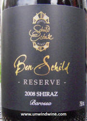 Ben Schild Reserve Shiraz 2008