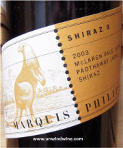 Marquis Phillips 9 McLaren Vale Shiraz 2003
