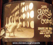 Mollydooker Goose Bumps Sparkling Shiraz 2006 Label