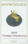 2002 Trafalgar Chardonnay Label