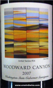 Woodward Canyon Artist Series #16 Cabernet Sauvignon 2007 
