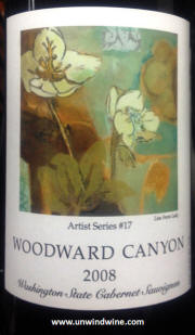 Woodward Canyon Washington State Cabernet Sauvignon Artist Series #17 2008