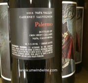 Orin Swift Palermo Napa Red 2012 - rear label