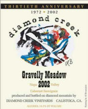 Diamond Creek Gravelly Meadow Cabernet Sauvignon 2002