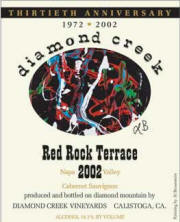 Diamond Creek Red Rock Terrace Cabernet Sauvignon 2002