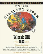 Diamon Creek Volcanic Hill Cabernet Sauvignon 2002