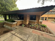 Frank Lloyd Wright Wichita Allen House Wichita LR Prow Garden-Patio